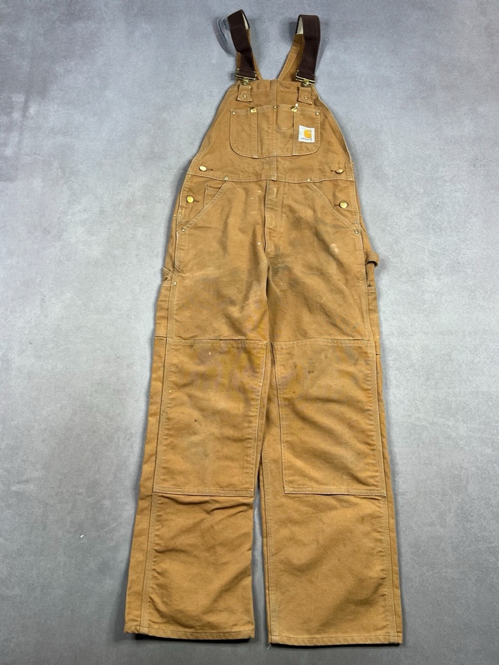 Carhartt Bib Overall Brown Waist 30x30